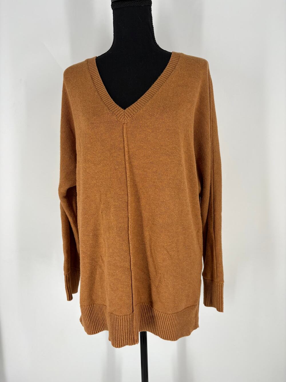 Tahari Brown Oversized Sweater (B50#11)